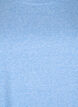 Meleerattu t-paita lyhyill&auml; hihoilla, Sininen, Packshot image number 2