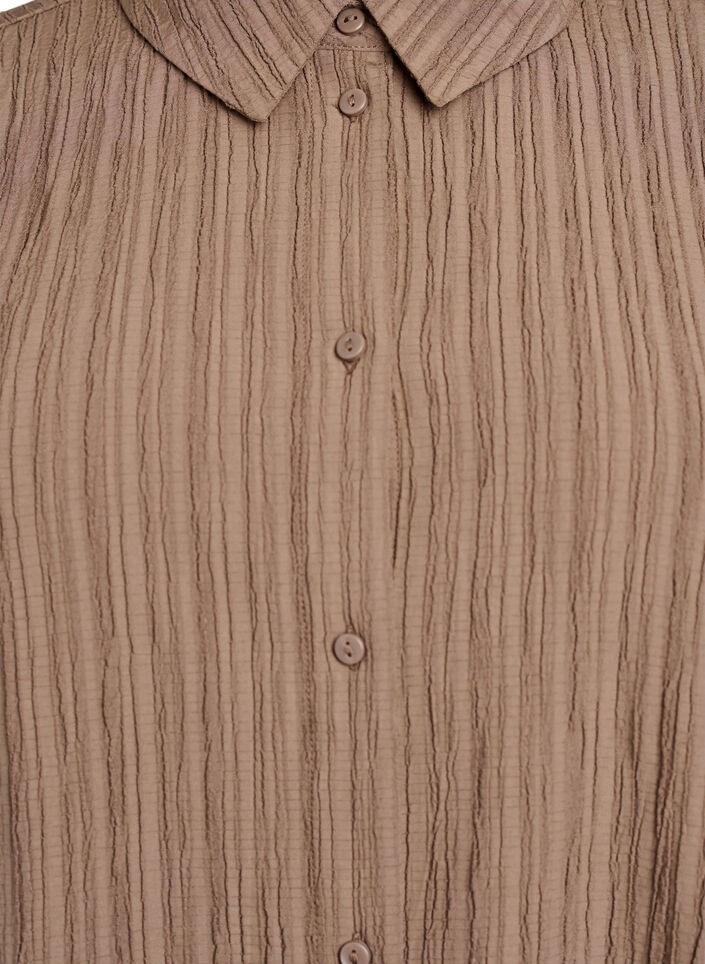 FLASH - Paita tekstuurilla, Ruskea, Packshot image number 2