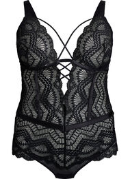 Pitsibody nyöritysyksityiskohdilla, Musta