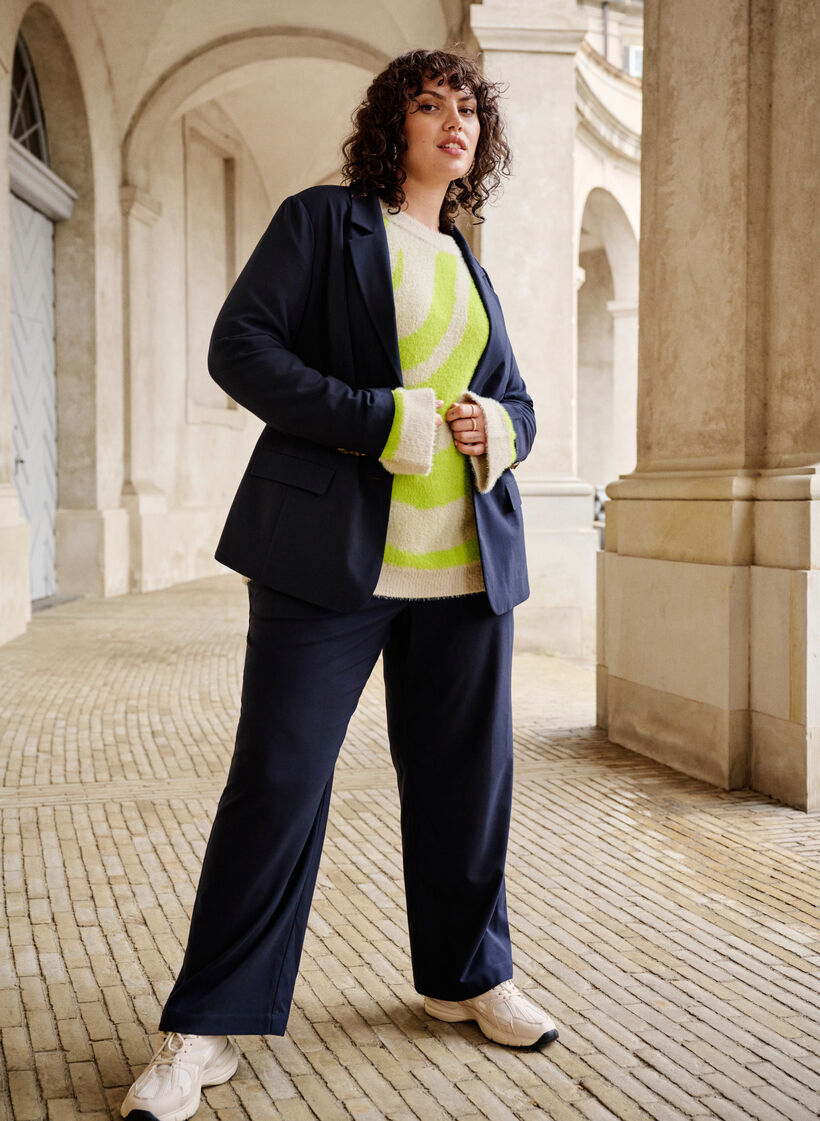 Klassiset suoralahkeiset housut, Night Sky, Image image number 0