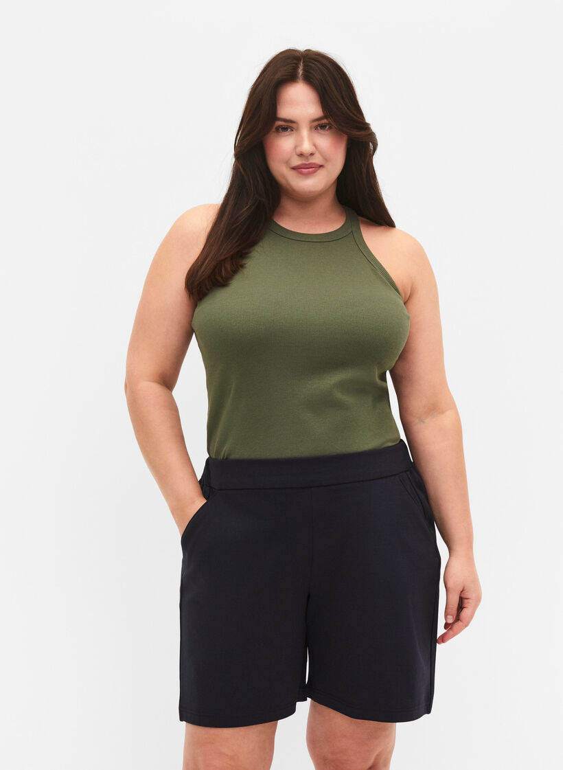 Maddison shortsit normaalilla istuvuudella, Night Sky, Model image number 0