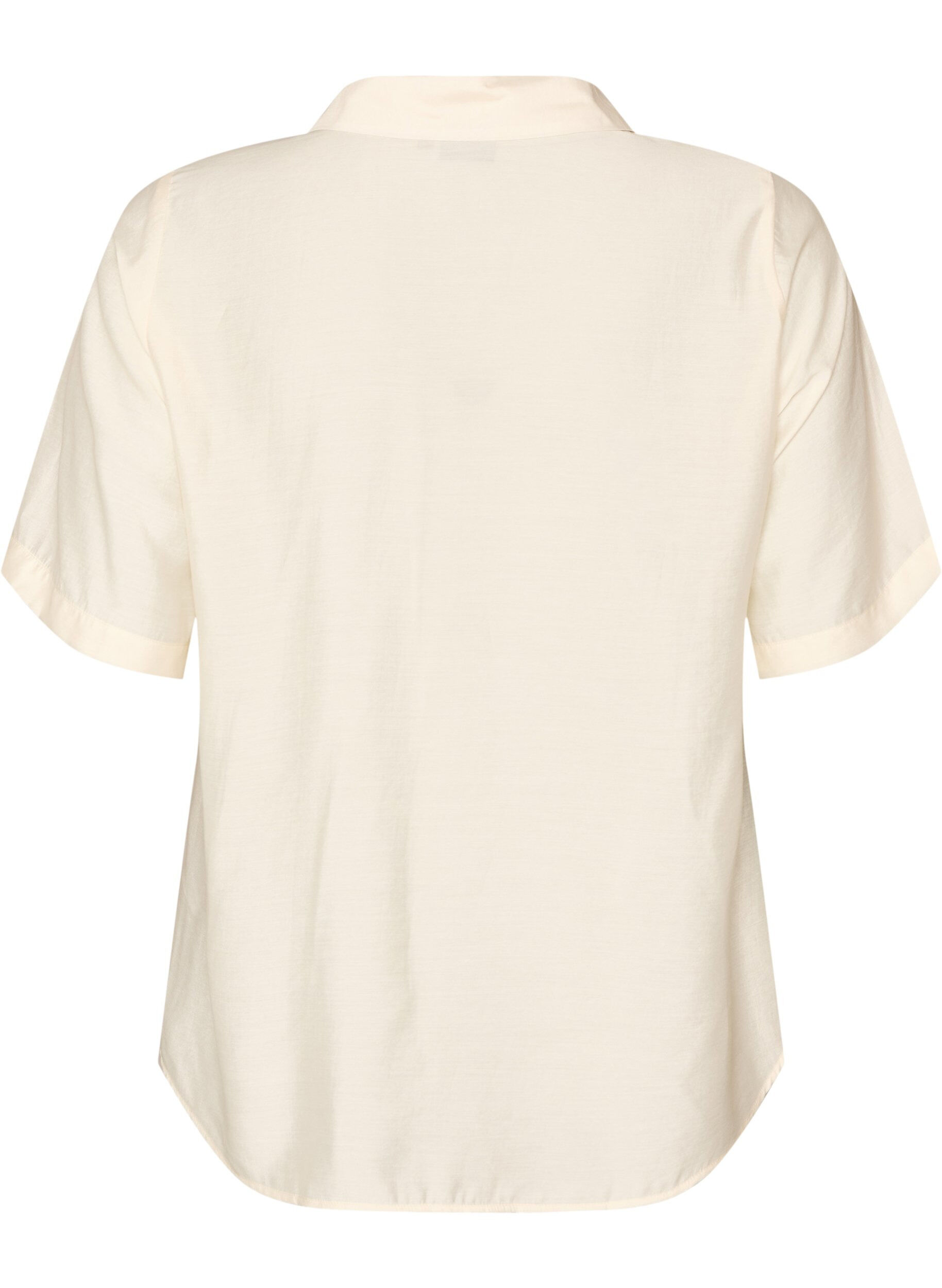 ZizziPaitapusero kyyn&auml;rmittaisilla hihoilla ja kukkayksityiskohdilla, Beige, Packshot image number 1