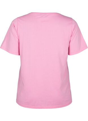 FLASH - T-paita kuvalla, Begonia Pink, Packshot image number 1