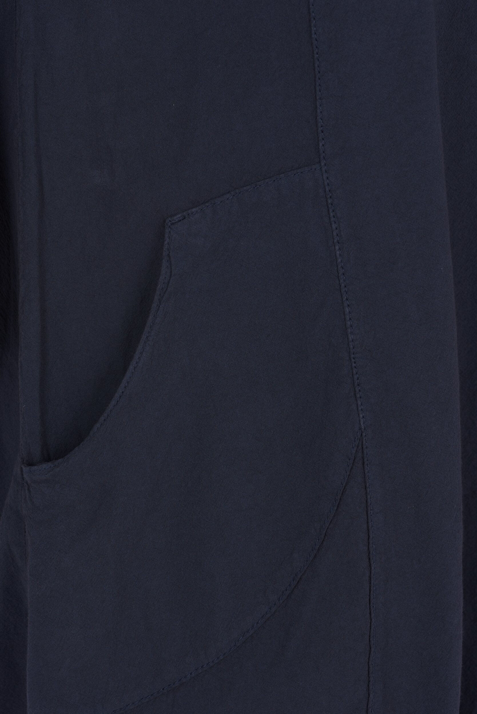 Zizzi Lyhythihainen puuvillamekko , Sininen, Packshot image number 3