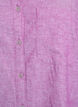 Paita pellavaa ja viskoosia, 3/4-hihoilla, Violetti, Packshot image number 2