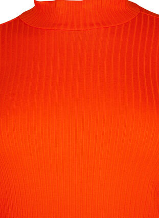 Istuva viskoosipusero korkealla kaula-aukolla, Orange.com, Packshot image number 2