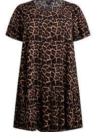 FLASH – Viskoosimekko leikkauslinjalla, Ruskea