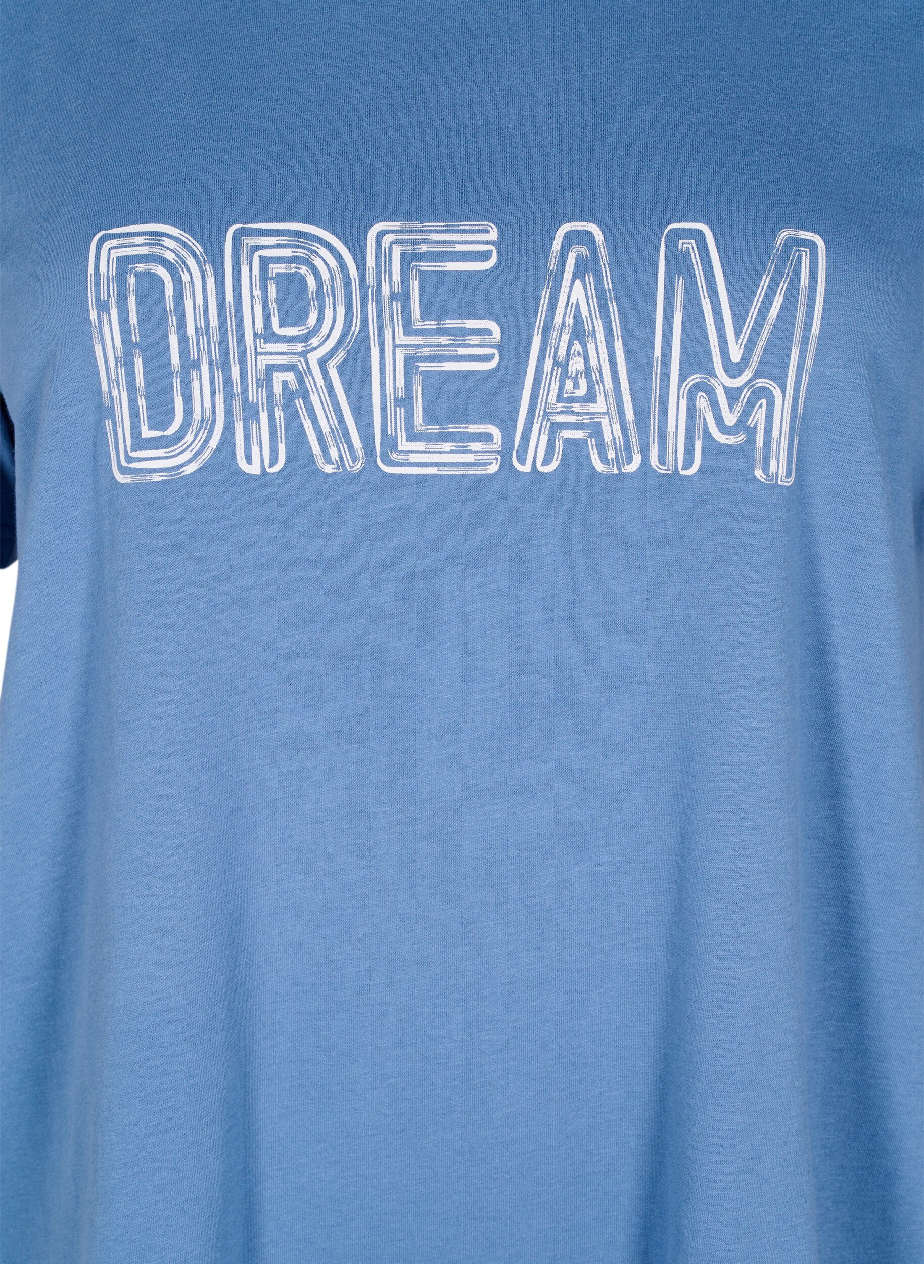 Zizzi FLASH - T-paita motiivilla, Sininen, Packshot image number 2