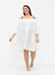 Off shoulder -rantatunika, White, Model image number 2