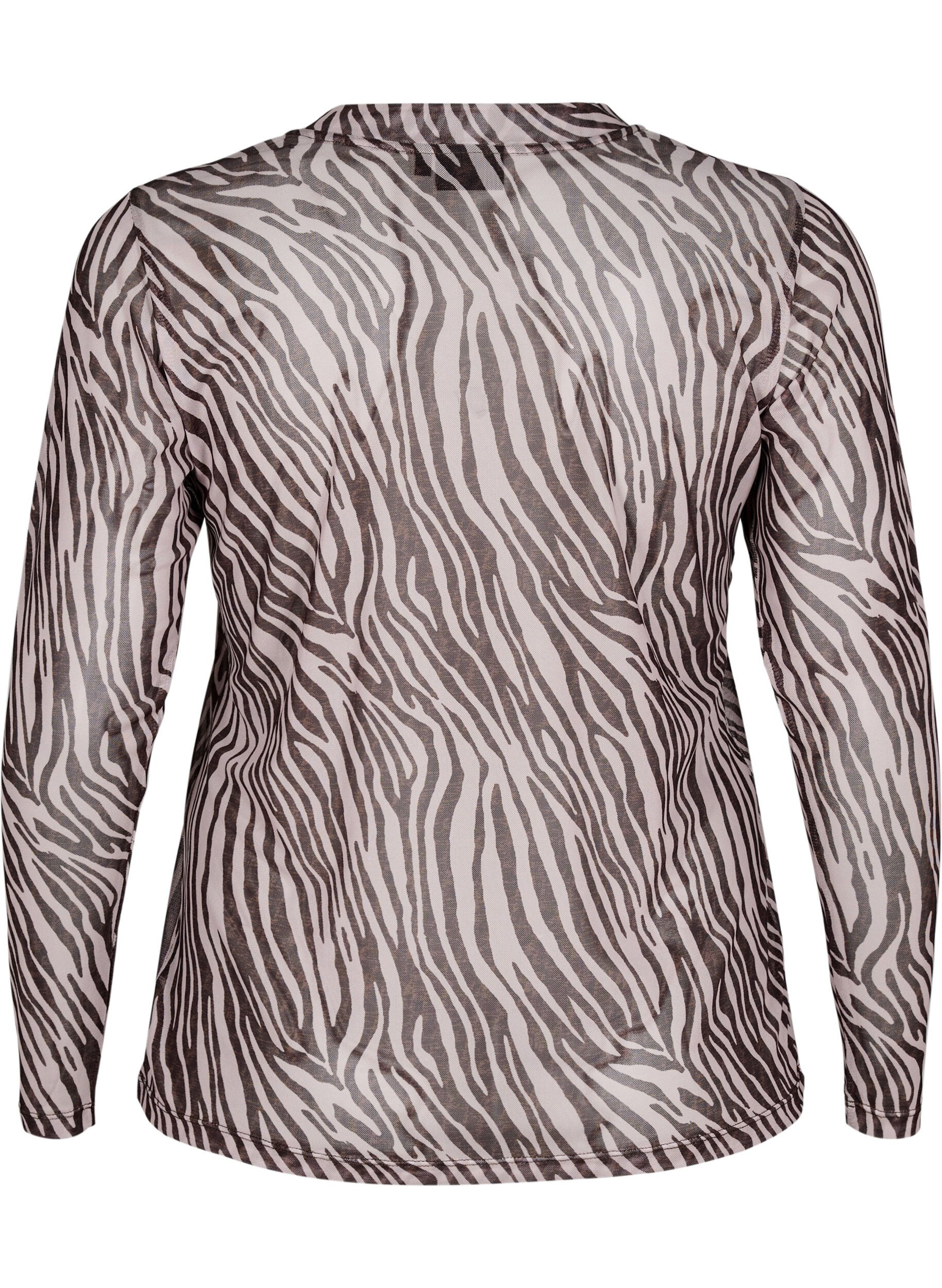 ZizziMesh-toppi seeprakuosilla, Musta, Packshot image number 1