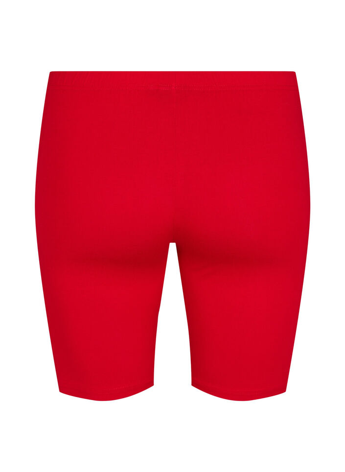 Yksiv&auml;riset perus py&ouml;r&auml;ilyshortsit , Punainen, Packshot image number 1