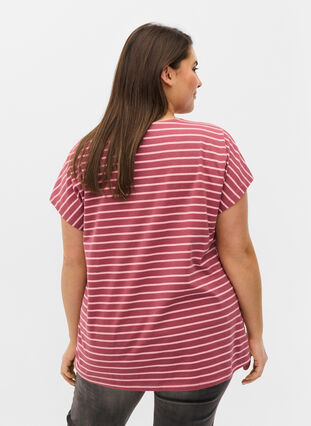 Puuvillainen t-paita raidoilla, Apple Butter Stripe, Model image number 1