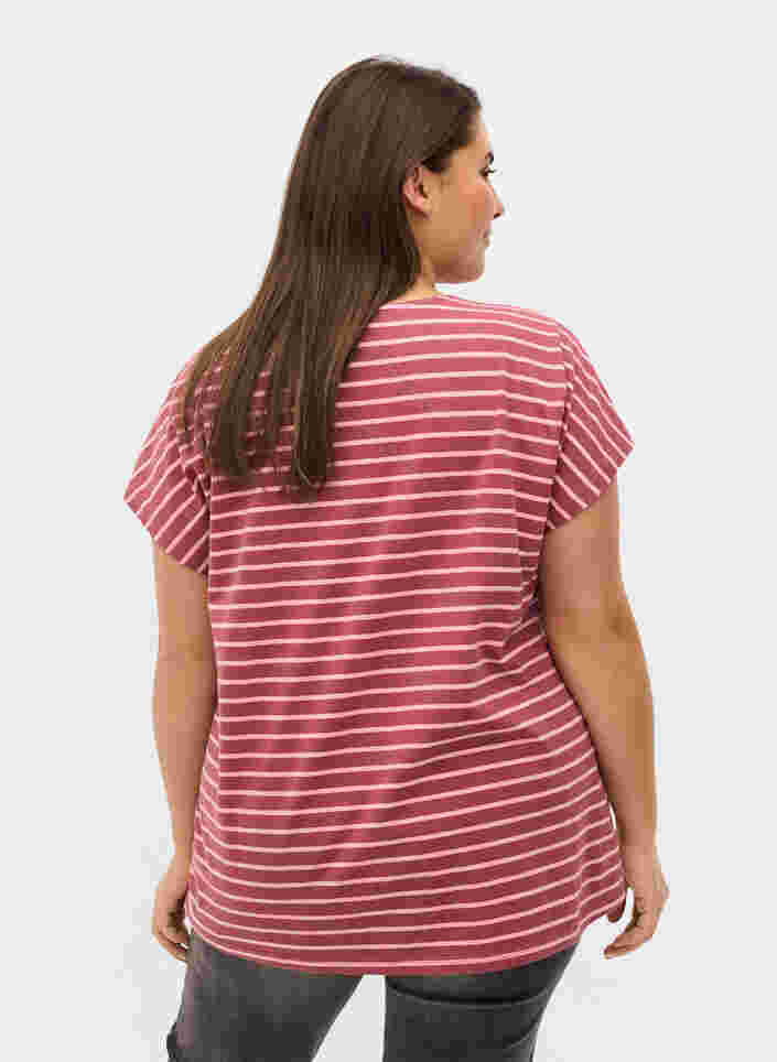 Puuvillainen t-paita raidoilla, Apple Butter Stripe, Model image number 1