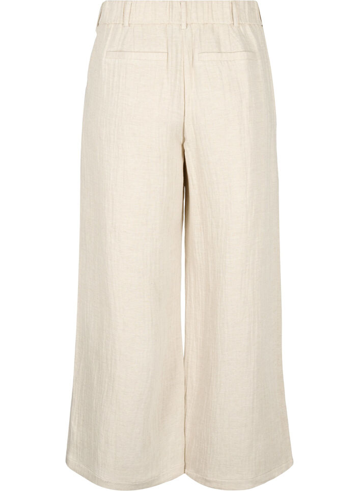 Puvunhousut pellavasekoitteisesta materiaalista, Rainy Day, Packshot image number 1