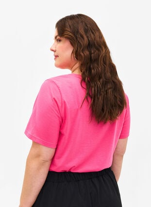 FLASH - T-paita pyöreällä pääntiellä, Hot Pink, Model image number 1