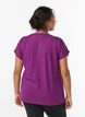 Yksiv&auml;rinen treeni-T-paita, Violetti, Model image number 2