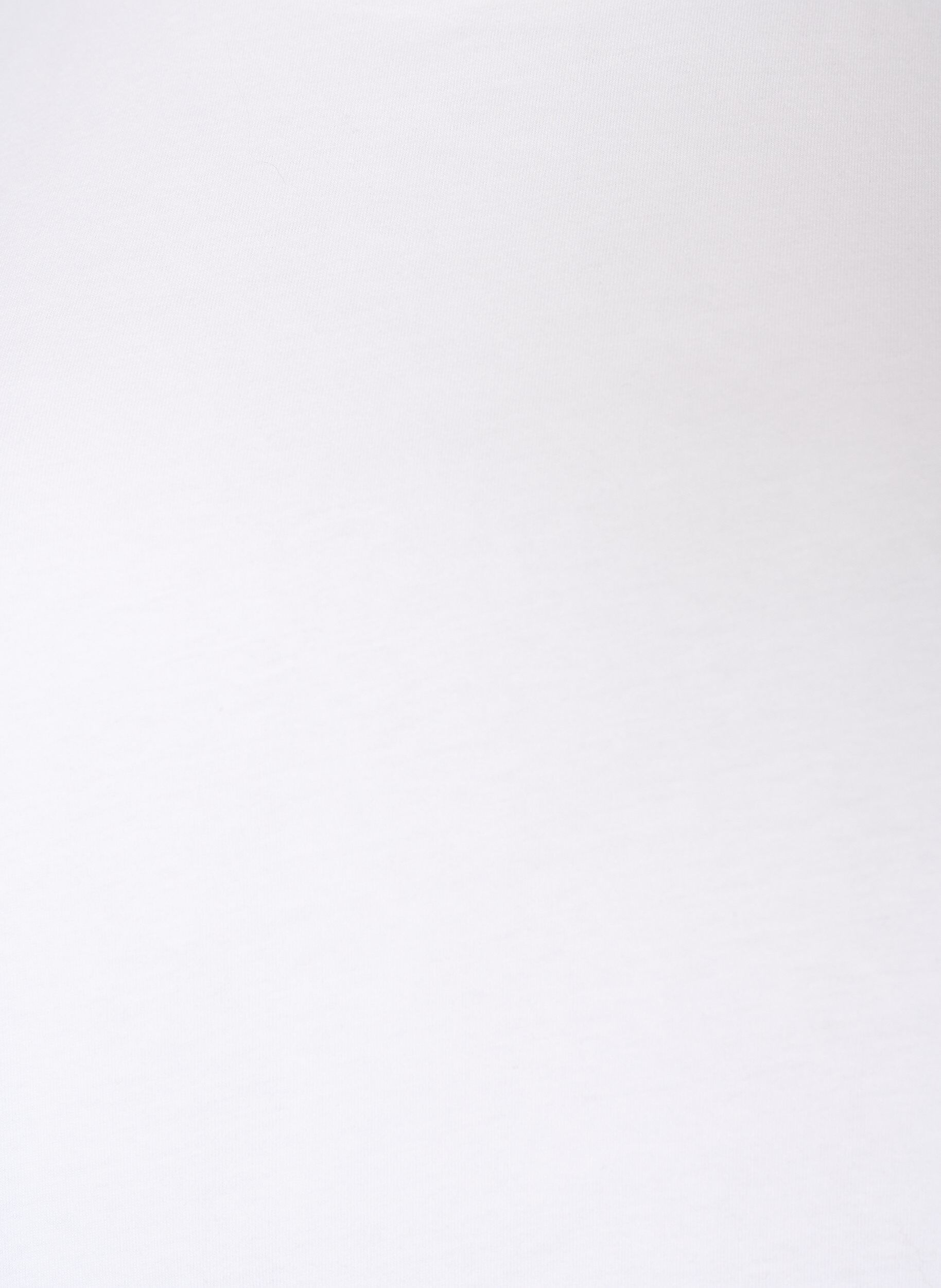ZizziLuomupuuvillainen T-paita r&ouml;yhel&ouml;hihoilla, Valkoinen, Packshot image number 2