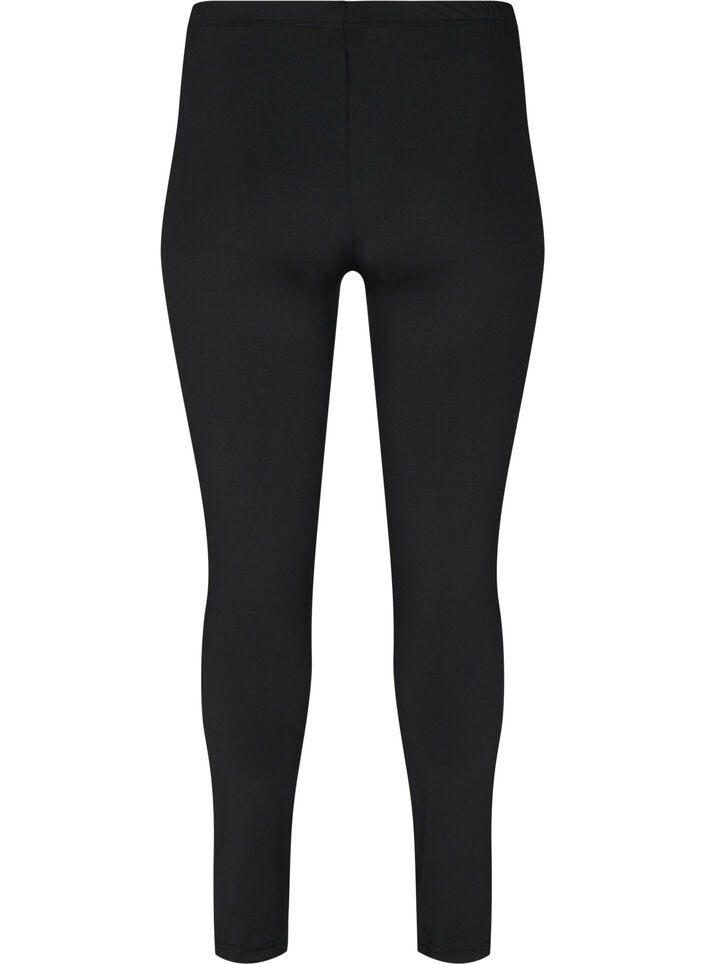 2 kpl leggingsit, Black, Packshot image number 1