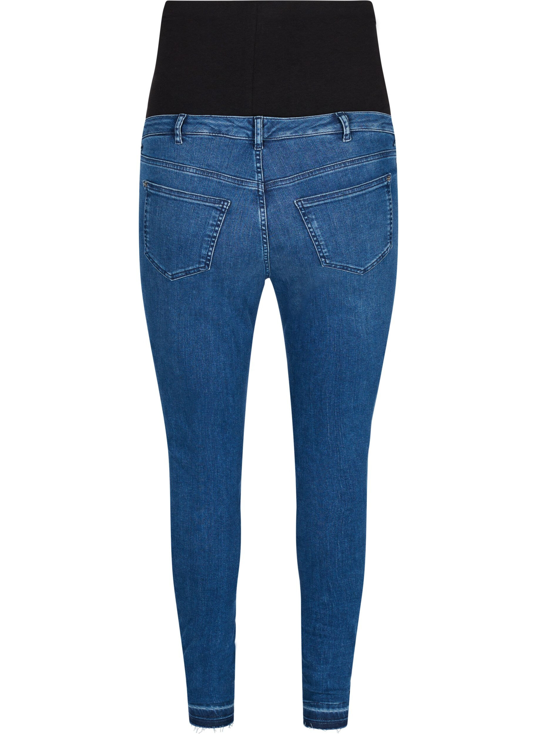 Zizzi Amy-&auml;itiysfarkut , Blue denim, Packshot image number 1