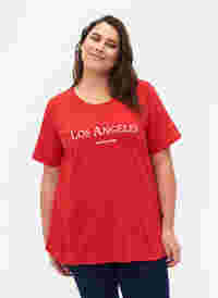 FLASH - T-paita kuvalla, High Risk Red, Model