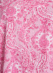 Viskoosipusero paisleykuosilla ja neliskulmaisella p&auml;&auml;ntiell&auml;, Vaaleanpunainen, Packshot image number 2