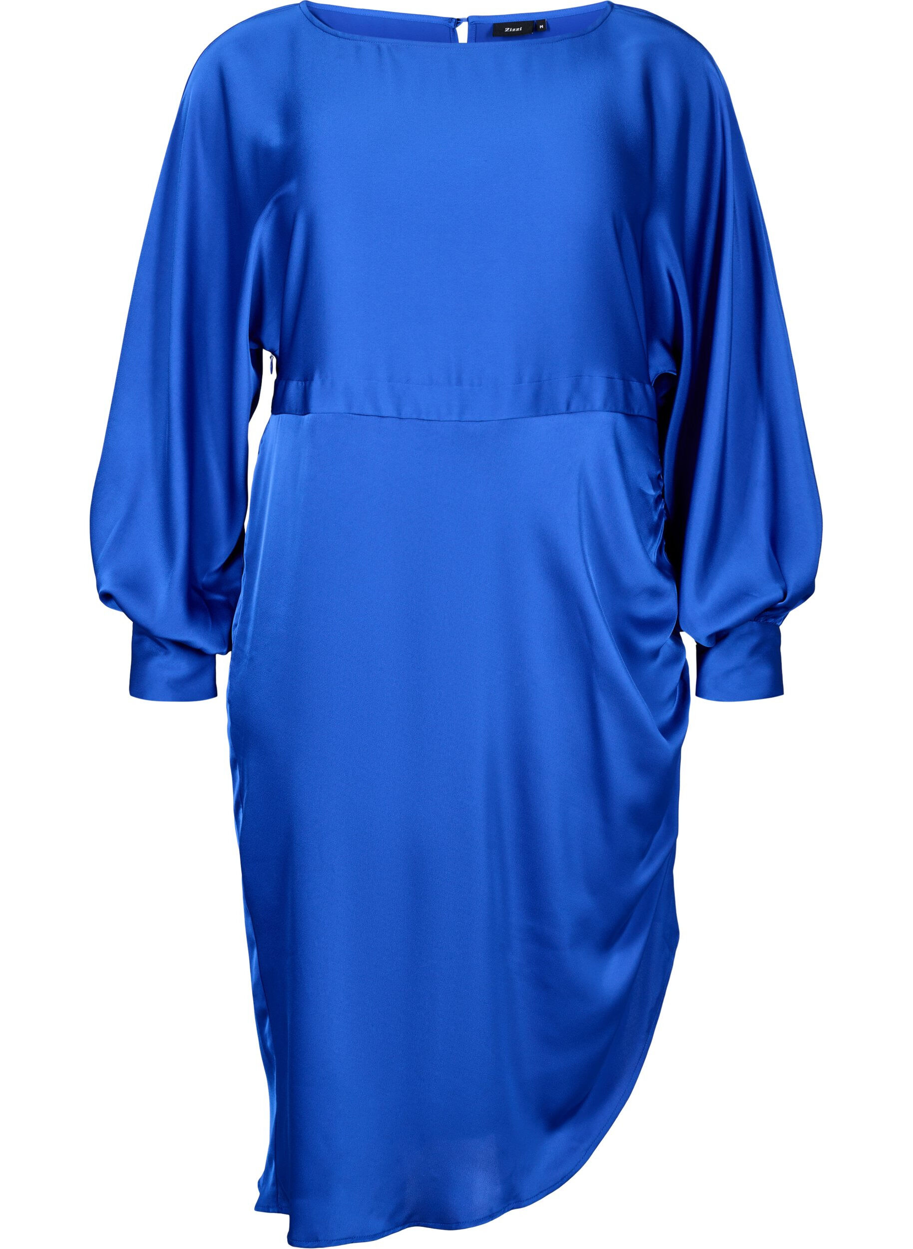 Zizzi Satiini mekko puffihihoilla, Surf the web, Packshot image number 0