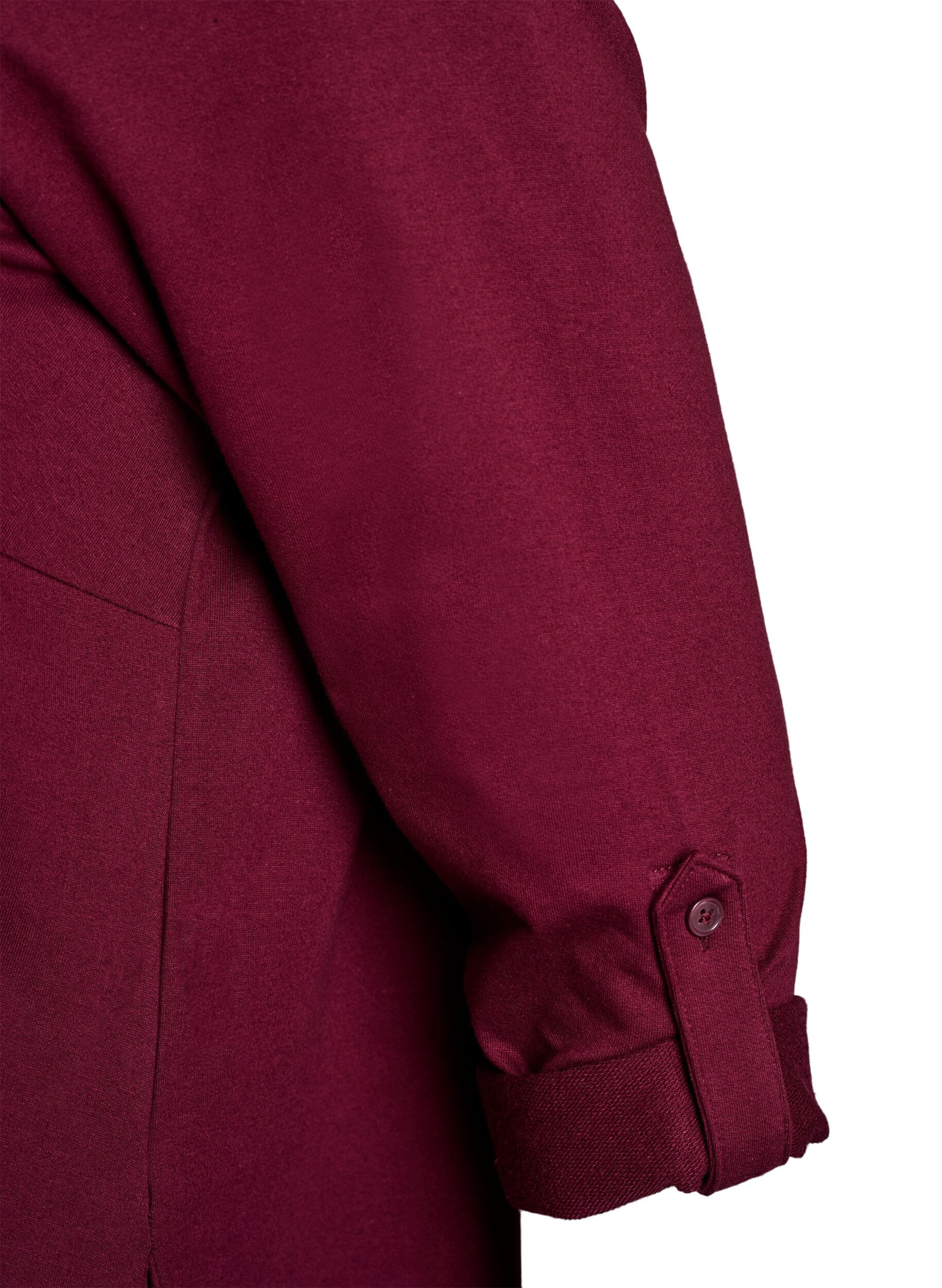ZizziPallomainen mekko, jossa on taskut, Tumma Bordeaux, Packshot image number 3