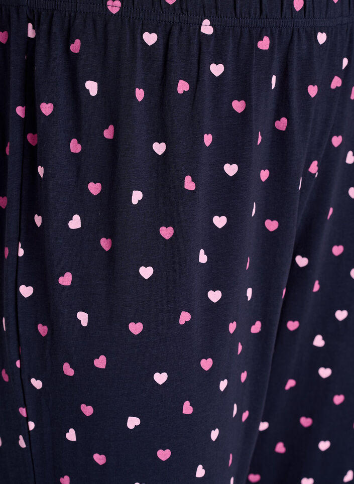 Painetut pyjamahousut, Sininen, Packshot image number 2