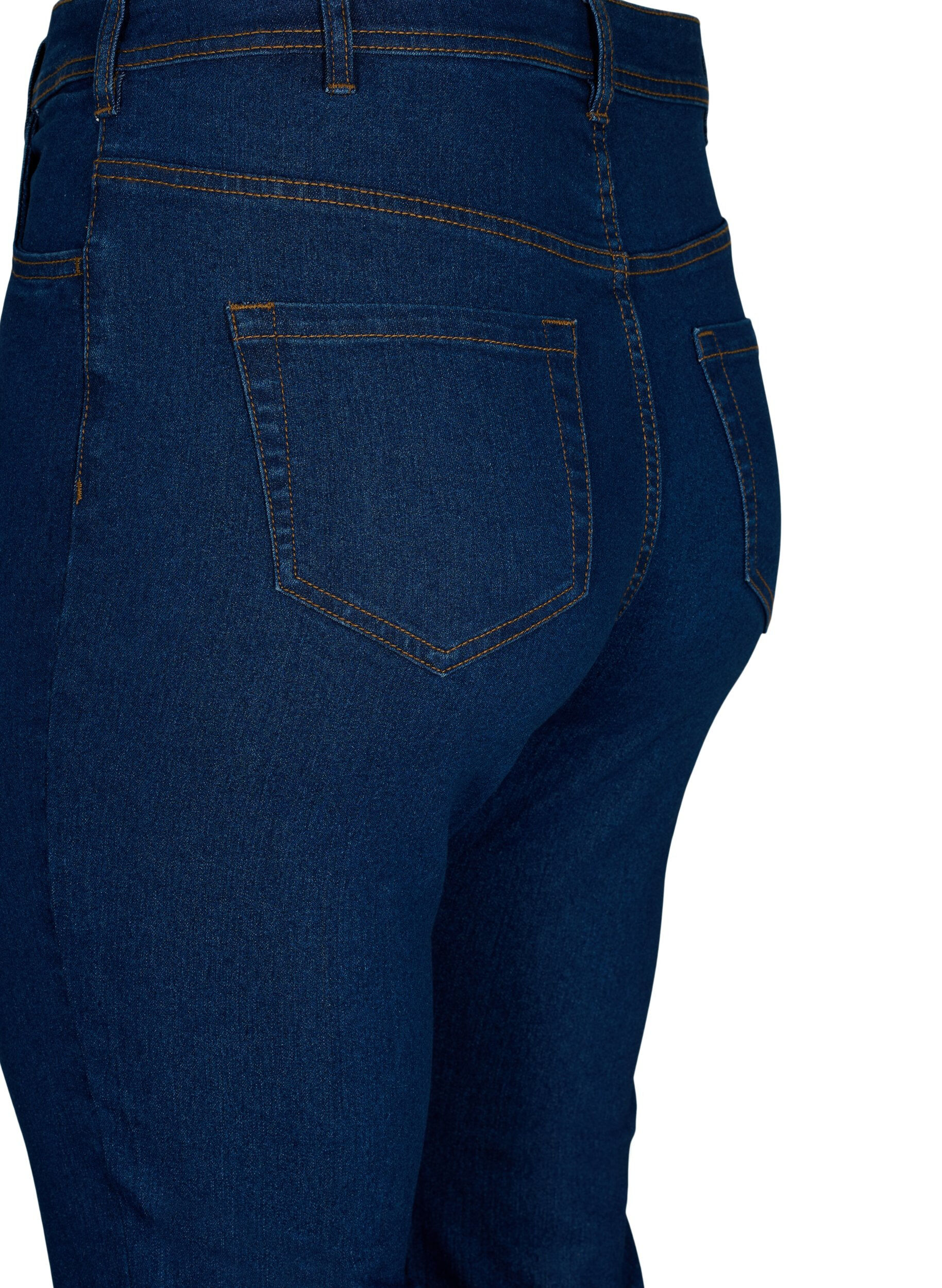 ZizziKorkeavy&ouml;t&auml;r&ouml;iset bootcut-farkut, Sininen, Packshot image number 3