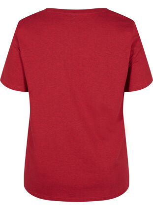 Puuvillainen t-paita painatuksella, Chinese Red Arisona, Packshot image number 1