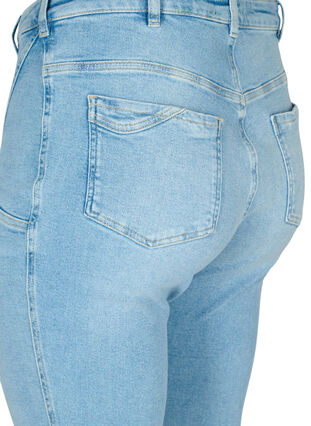 Korkeavyötäröiset Amy farkut super slim fit -mallissa, Light blue, Packshot image number 3