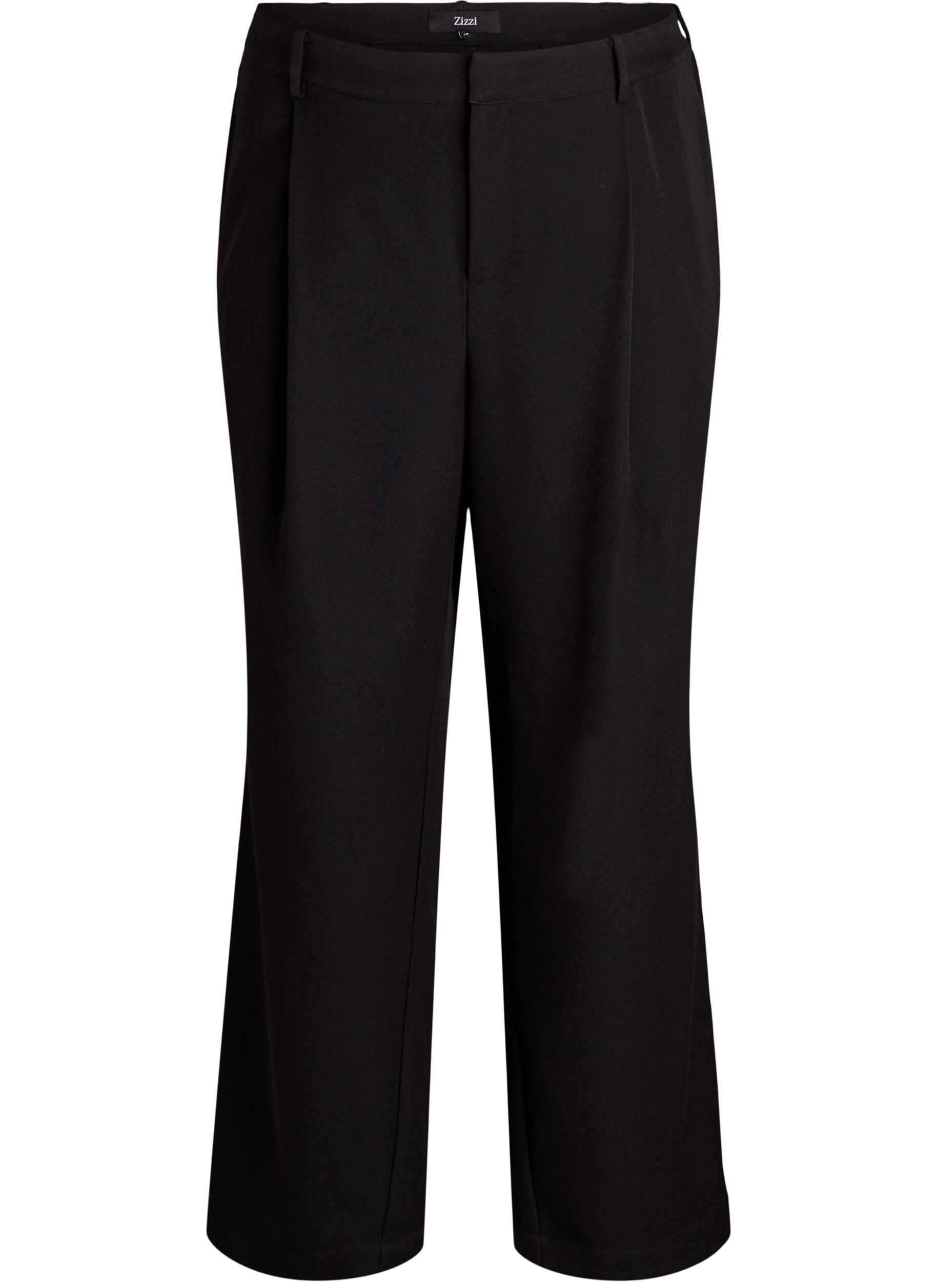 Korkeavy&ouml;t&auml;r&ouml;iset puvunahousut suorilla lahkeilla