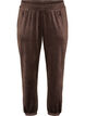 Rennot velourhousut, Ruskea, Packshot image number 0