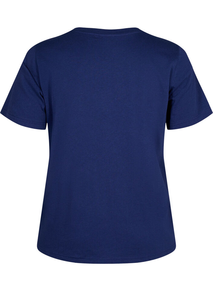 Puuvillainen T-paita painatuksella, Medieval B.W. Hearts, Packshot image number 1