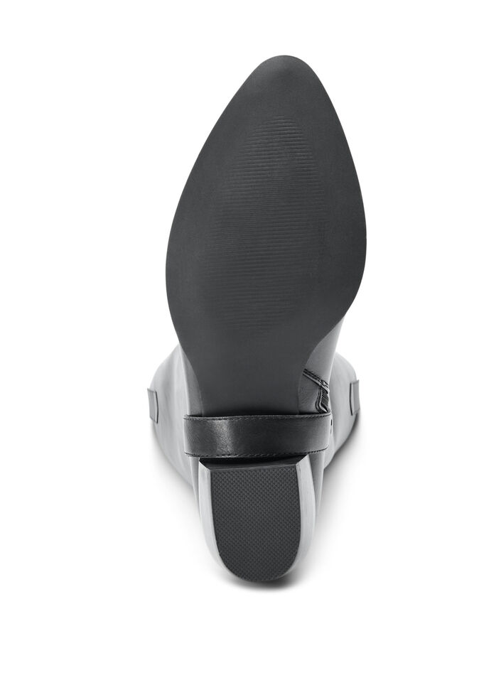 Pitk&auml;vartinen saapas irrotettavalla varrella, Musta, Packshot image number 5
