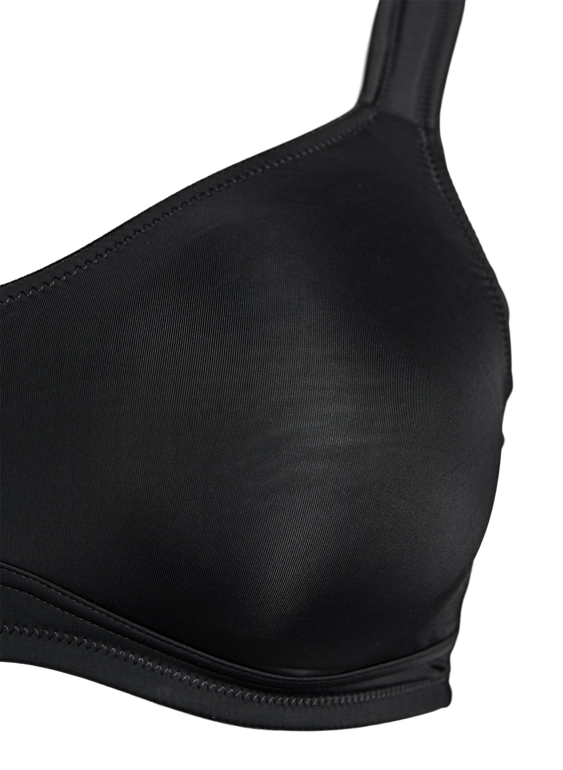 ZizziMukavat rintaliivit, joissa on pehmustetut olkaimet, Musta, Packshot image number 2