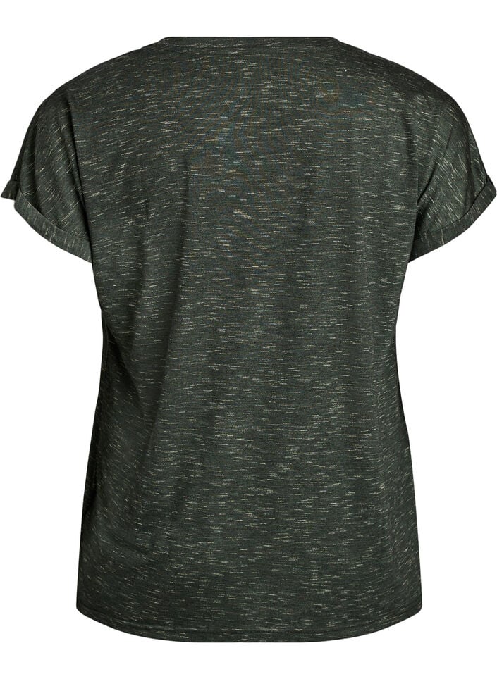 Rento treenipaita lyhyillä hihoilla, Vihreä, Packshot image number 1