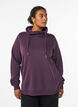 Collegepaita korkealla kauluksella ja taskuilla, Violetti, Model image number 0