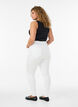 Amy korkea vy&ouml;t&auml;r&ouml;iset super slim fit -farkut, Valkoinen, Model image number 1