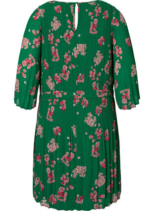 Pliseerattu mekko nauhalla, Jolly Green Flower, Packshot image number 1