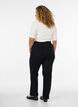 Regular fit Gemma -farkut korkealla vy&ouml;t&auml;r&ouml;ll&auml;, Musta, Model image number 1