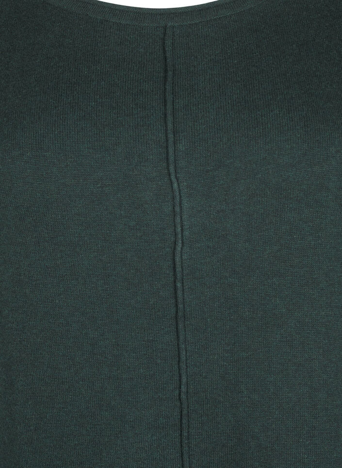 Neulemekko puuvillaviskoosisekoitteesta, Vihre&auml;, Packshot image number 2