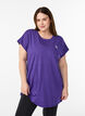 Pitk&auml; treenipaita, Violetti, Model image number 0