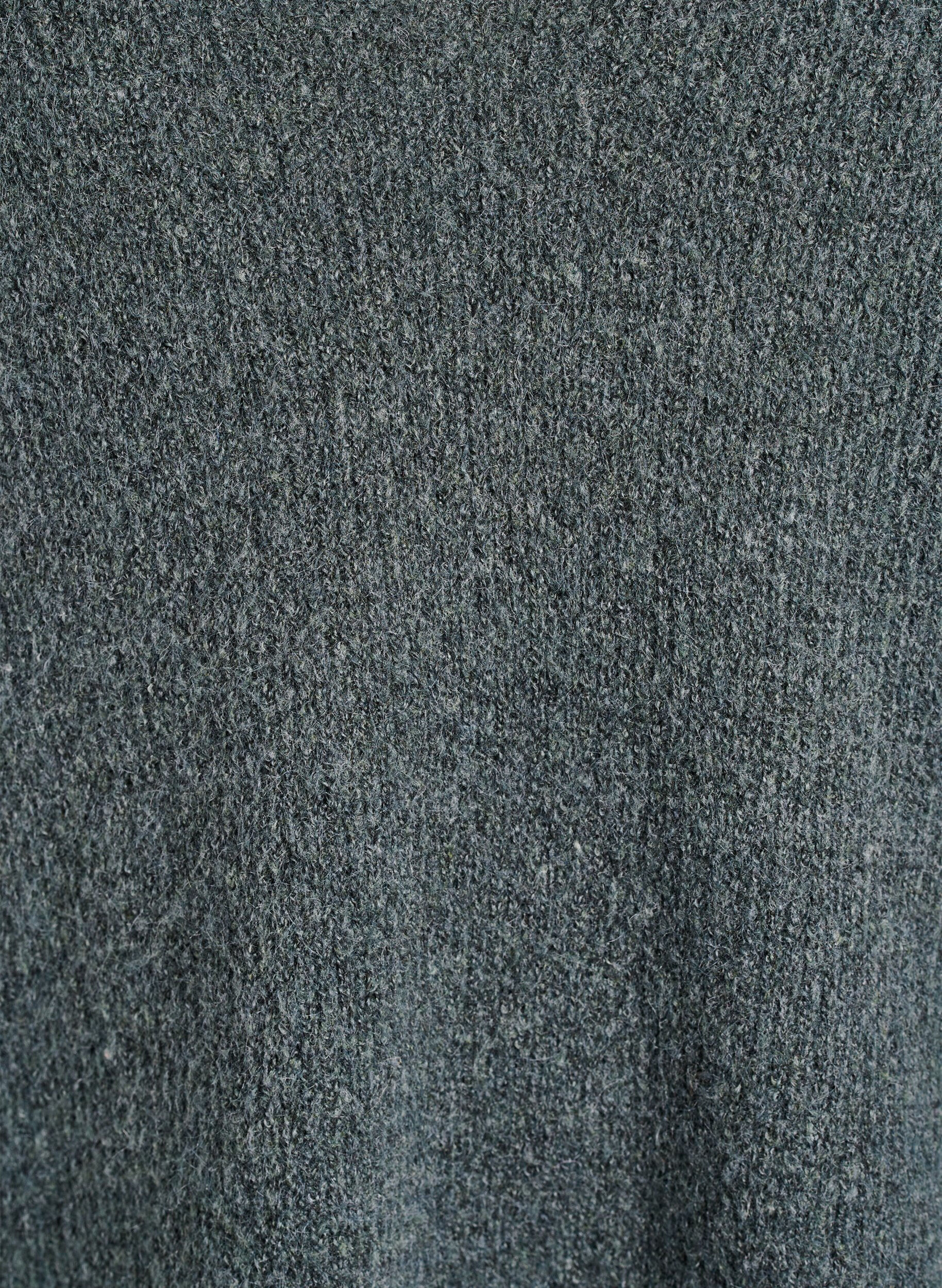 Zizzi Neulepusero v-p&auml;&auml;ntiell&auml; ja raglanhihoilla, Vihre&auml;, Packshot image number 2