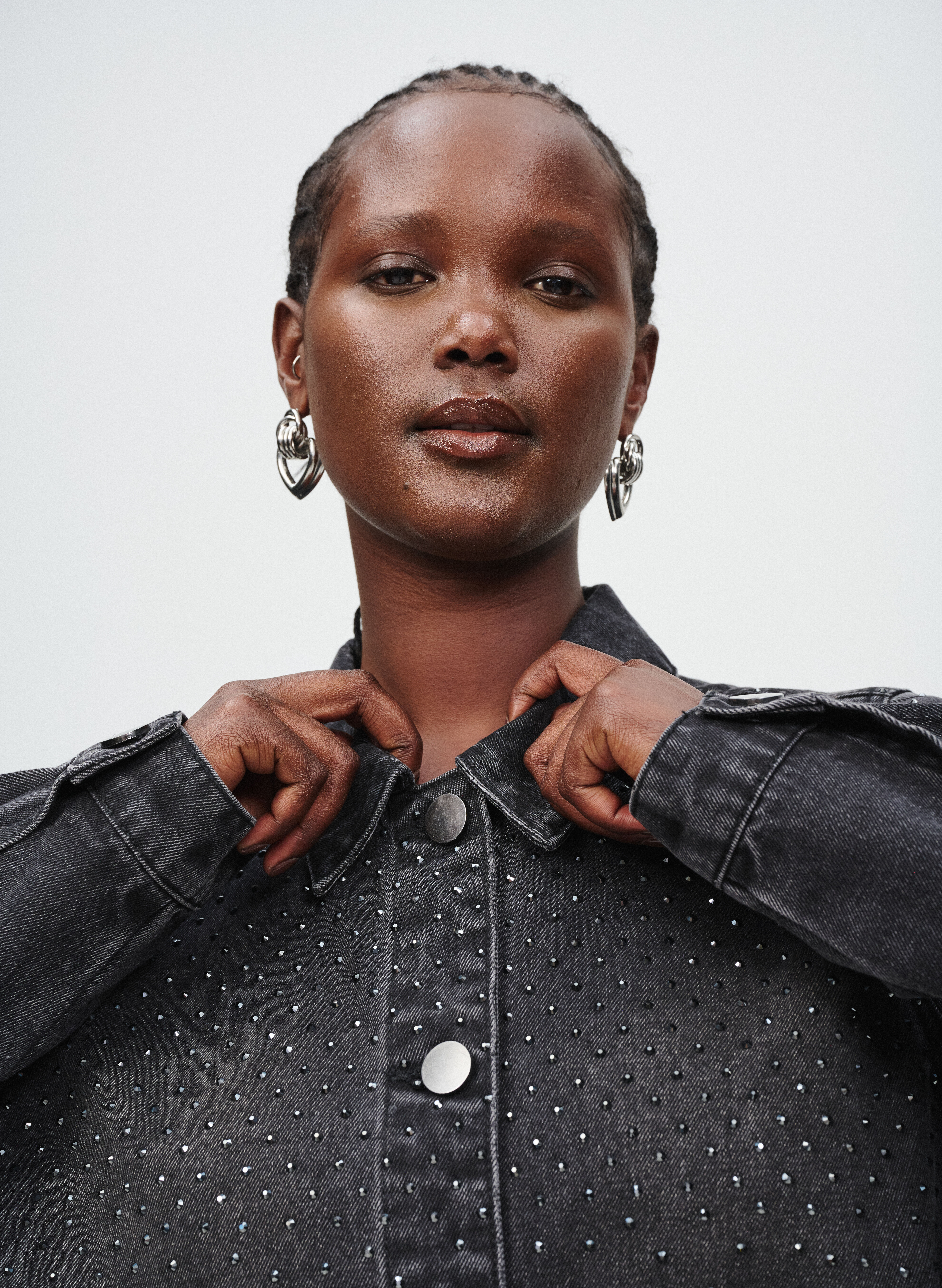 Zizzi Denim, jossa on kiviset yksityiskohdat, , Model