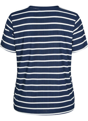 FLASH - T-paita kuosilla ja v-aukolla, Night Sky Stripe, Packshot image number 1