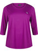 Treeniyl&auml;osa 3/4-hihoilla, Violetti, Packshot image number 0