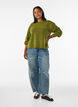 Neulepusero nappiyksityiskohdilla, Vihre&auml;, Model image number 1