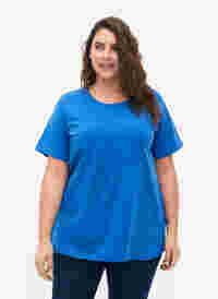 FLASH - T-paita pyöreällä pääntiellä, Strong Blue, Model