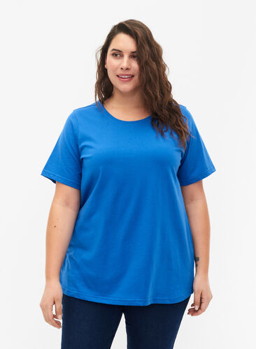 FLASH - T-paita pyöreällä pääntiellä, Strong Blue, Model image number 0